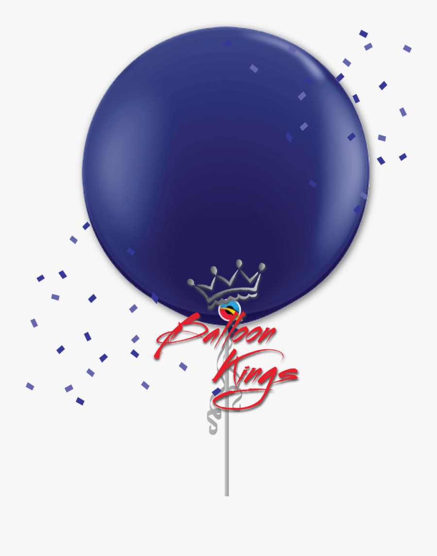 Clip Art In Standard Blue - Balloon, Transparent Clipart