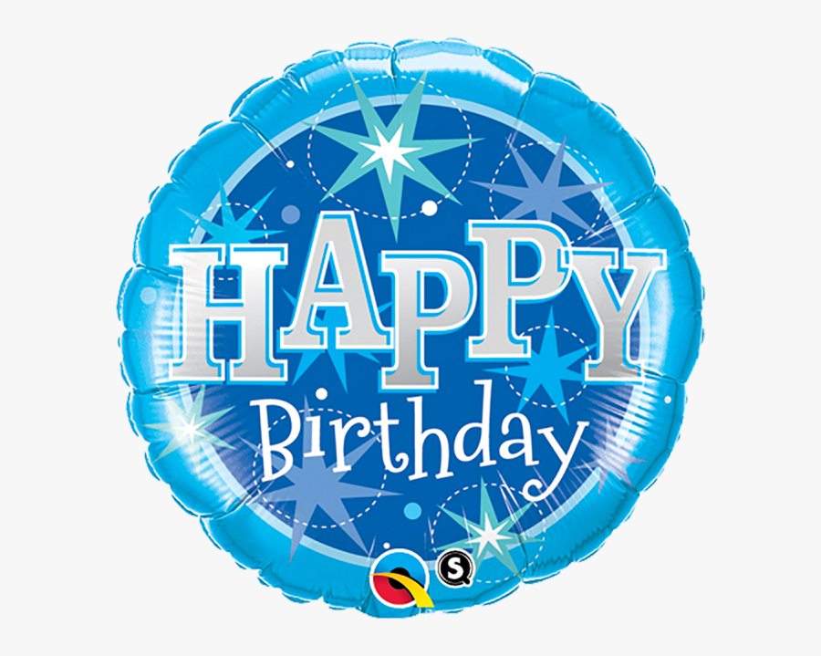 Happy Birthday 36 Inch Blue Balloon"
 Title="happy - Circle, Transparent Clipart