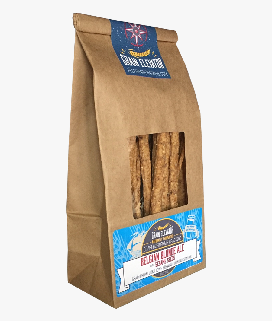 Belgian Blonde Ale With Sesame Seeds - Breadstick, Transparent Clipart