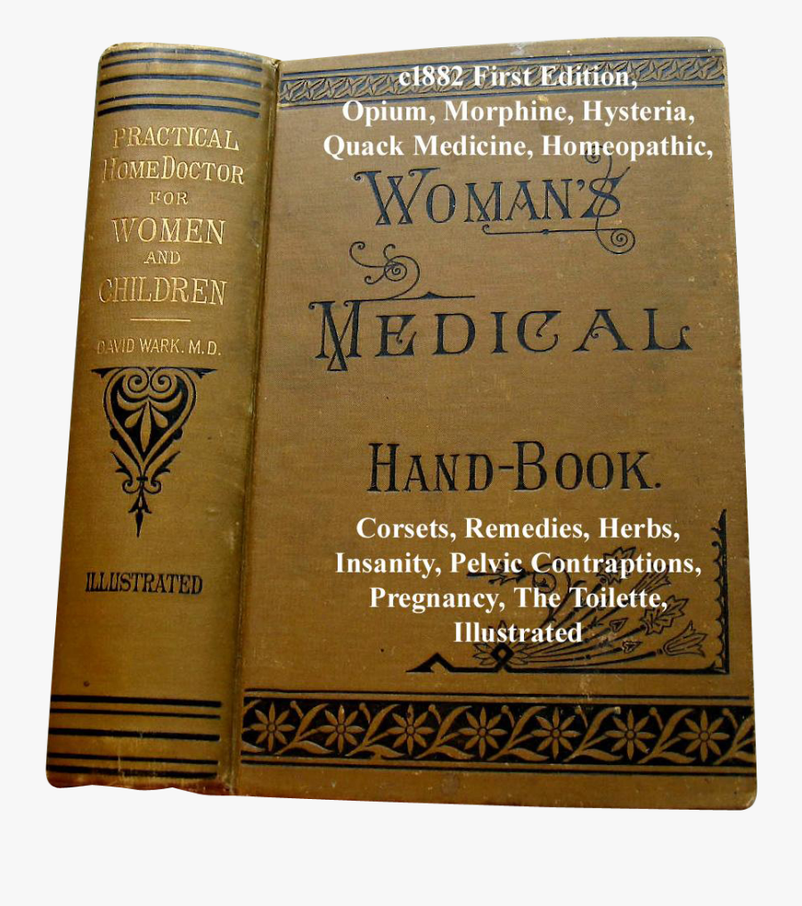 Victorian Medical Books, Transparent Clipart