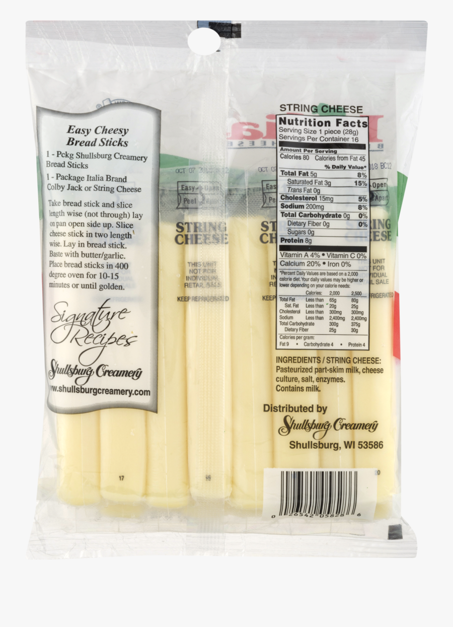 Italia Low Moisture Part Skim Mozzarella String Cheese, - Shirataki Noodles, Transparent Clipart