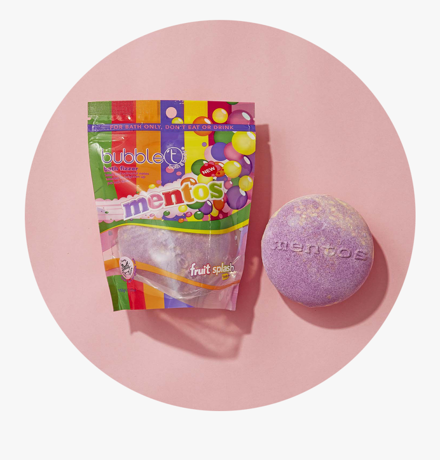 Fruit Splash Tea Mentos Bath Bomb V=1562245628 - Construction Paper, Transparent Clipart