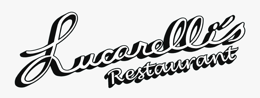 Lucarelli"s Restaurant, Venice Fl - Calligraphy, Transparent Clipart