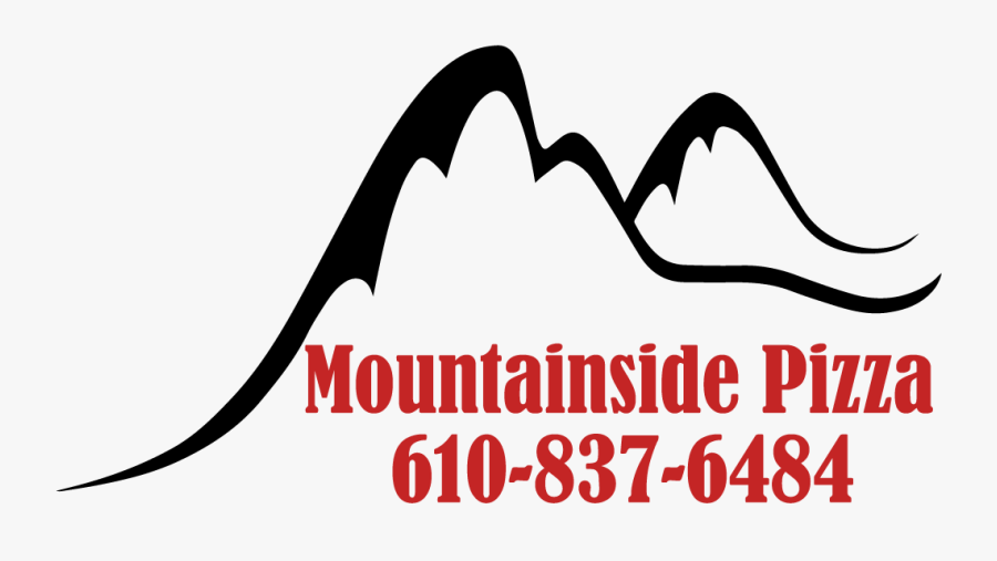 Mountainside Pizza Logo, Transparent Clipart