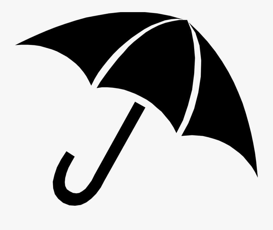 Paper Mary Poppins In The Park Black & White - Umbrella, Transparent Clipart