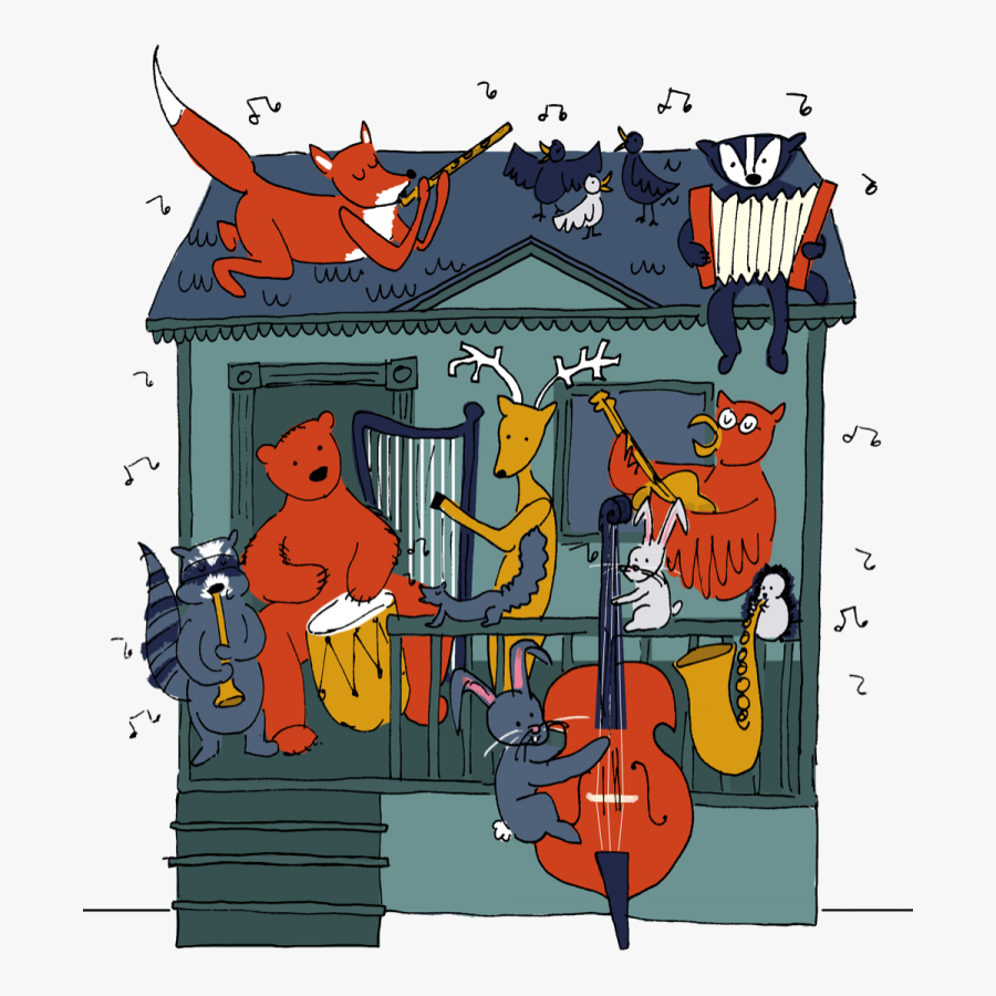 West Philly Porchfest Poster, Transparent Clipart