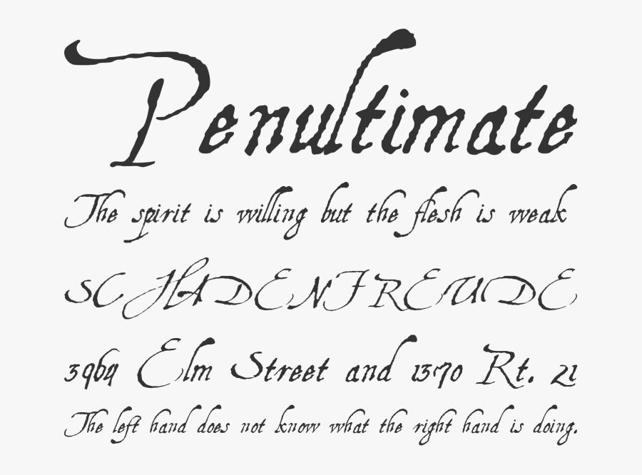 Font Similar To Aquiline, Transparent Clipart