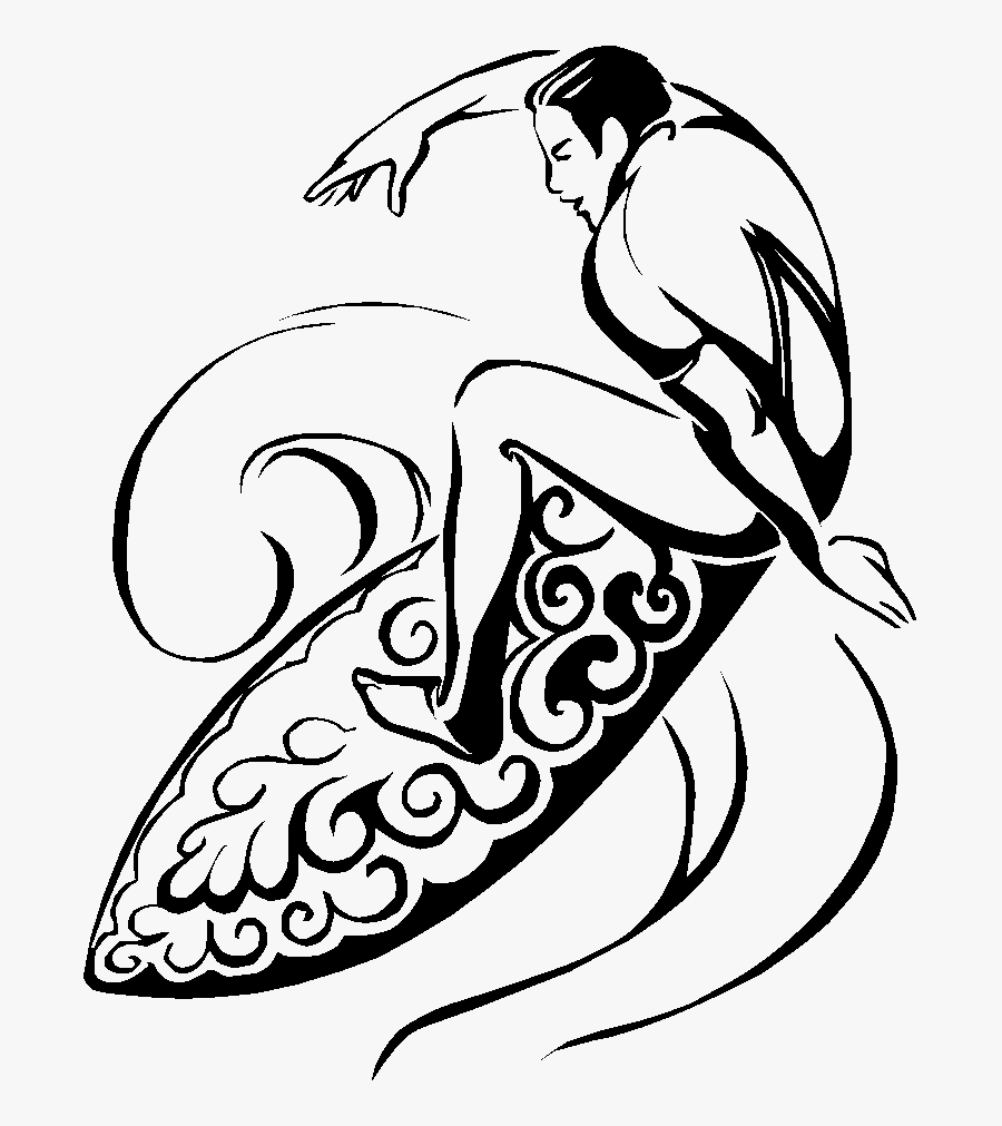 Surf Drawing At Getdrawings Com Free For Clipart , - Surfing Draw, Transparent Clipart
