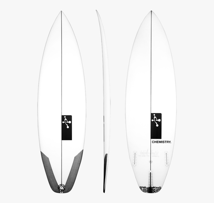Transparent Surfboard White - Chemistry Surfboards, Transparent Clipart