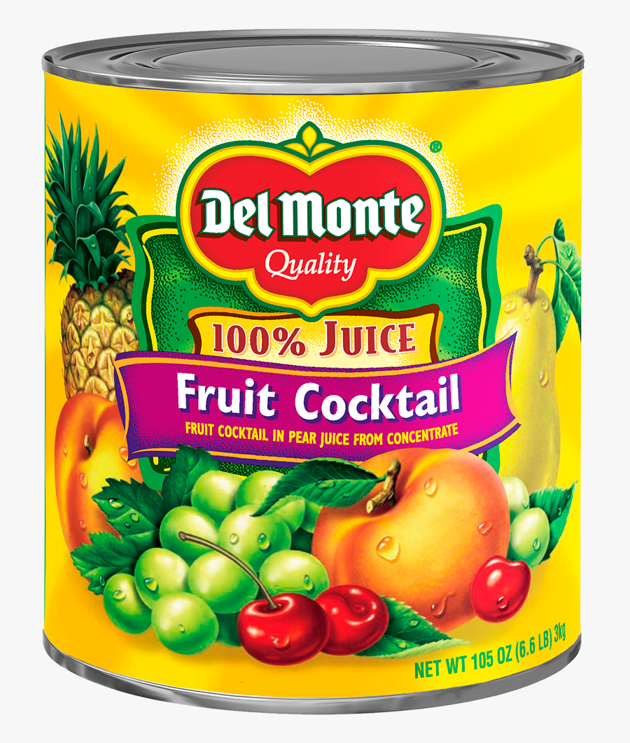 Del Monte® Fruit Cocktail In Pear Juice From Concentrate - Del Monte Fruit Cocktail 30 Oz, Transparent Clipart