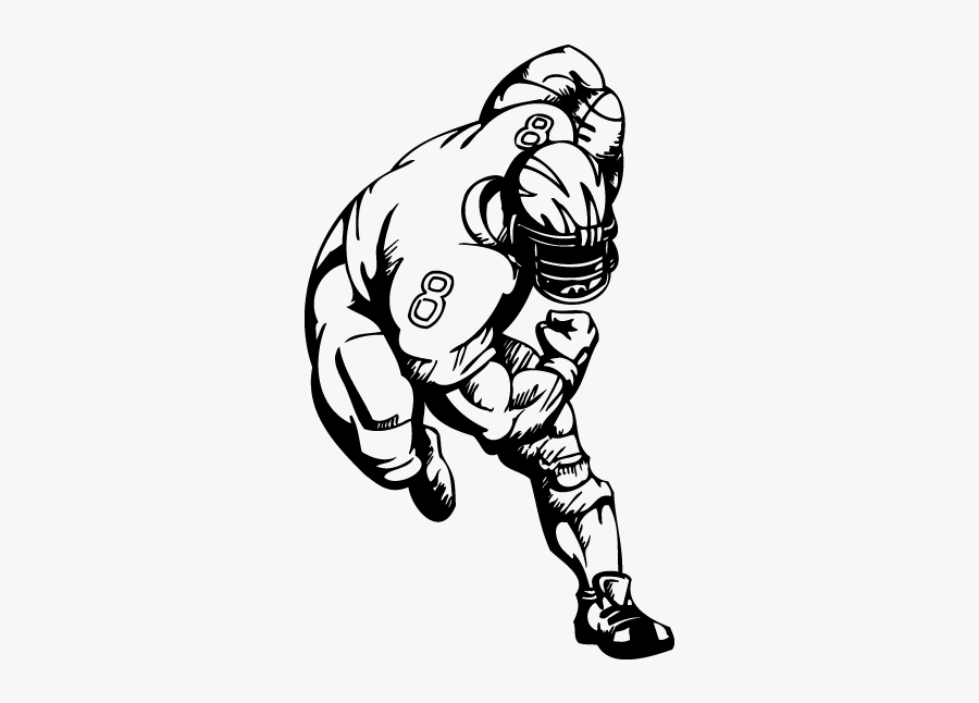 Tackle Nfl Football Player American Football Clip Art - Muscle Clipart Football Player, Transparent Clipart