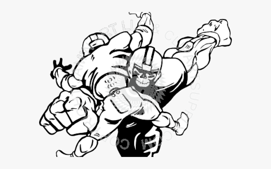 Png X Carwad Net - Football Player Tackling Clipart, Transparent Clipart