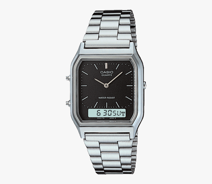 Aq 230a 1dmqyes - Casio Watch Analog And Digital, Transparent Clipart