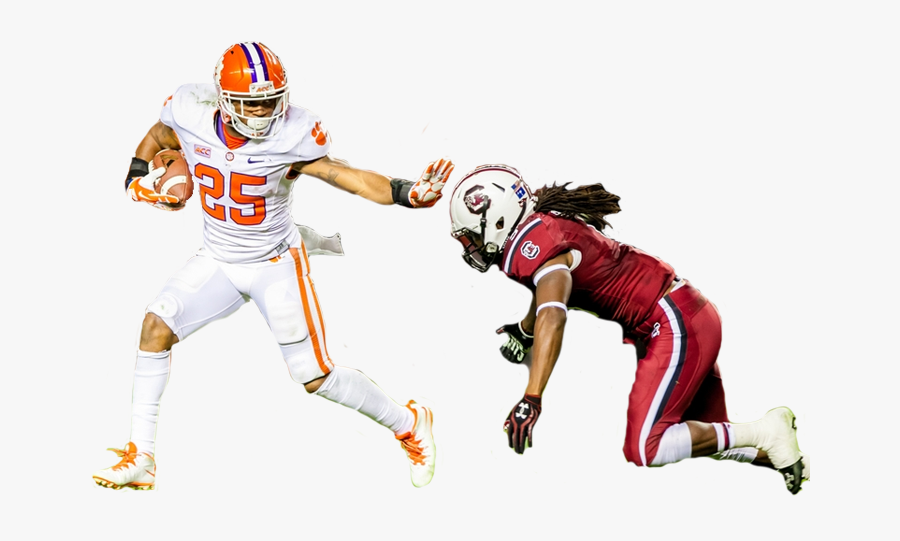 South Carolina Vs Clemson - Clemson Football Player Png, Transparent Clipart