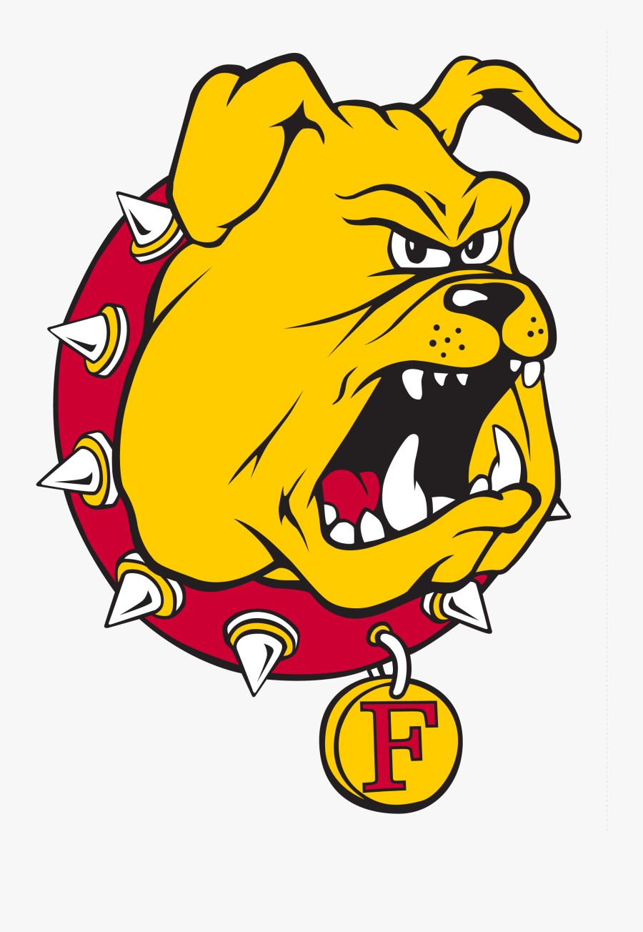 Ferris State Bulldog Logo, Transparent Clipart