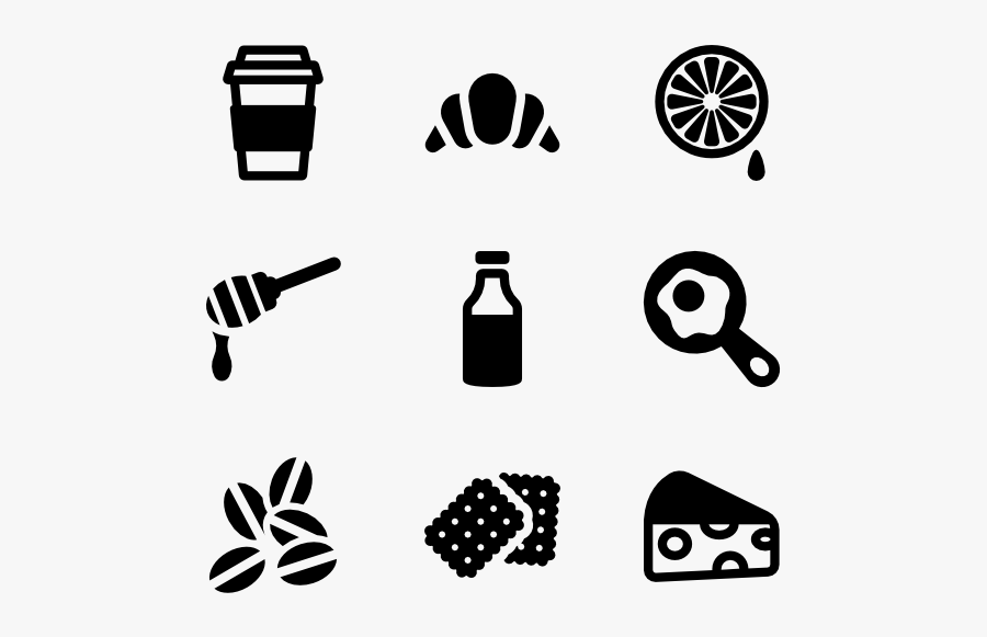 Breakfast Icon Vector, Transparent Clipart