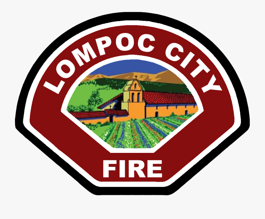Lompoc Fire Patch-new - Drug Free, Transparent Clipart