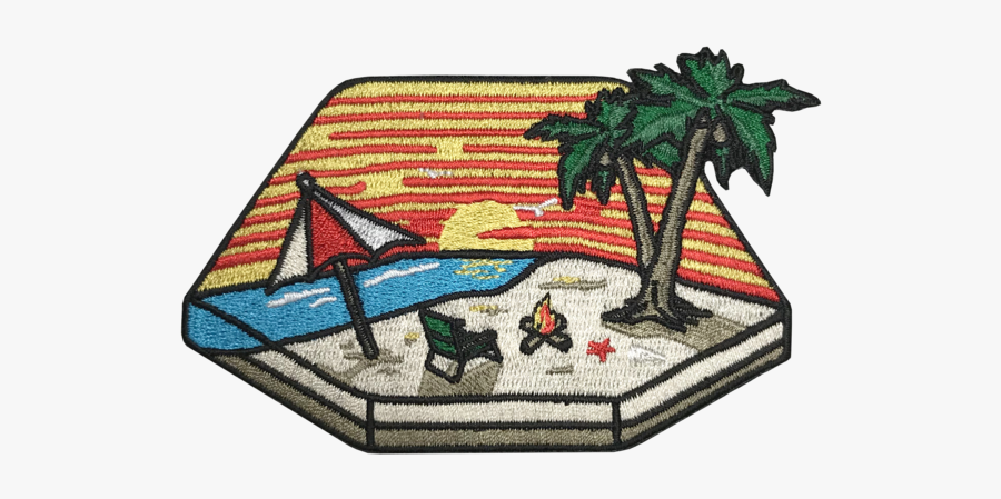 Camp Fire V2 - Palm Tree, Transparent Clipart