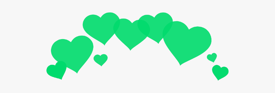 #green #haerts #crown, Transparent Clipart