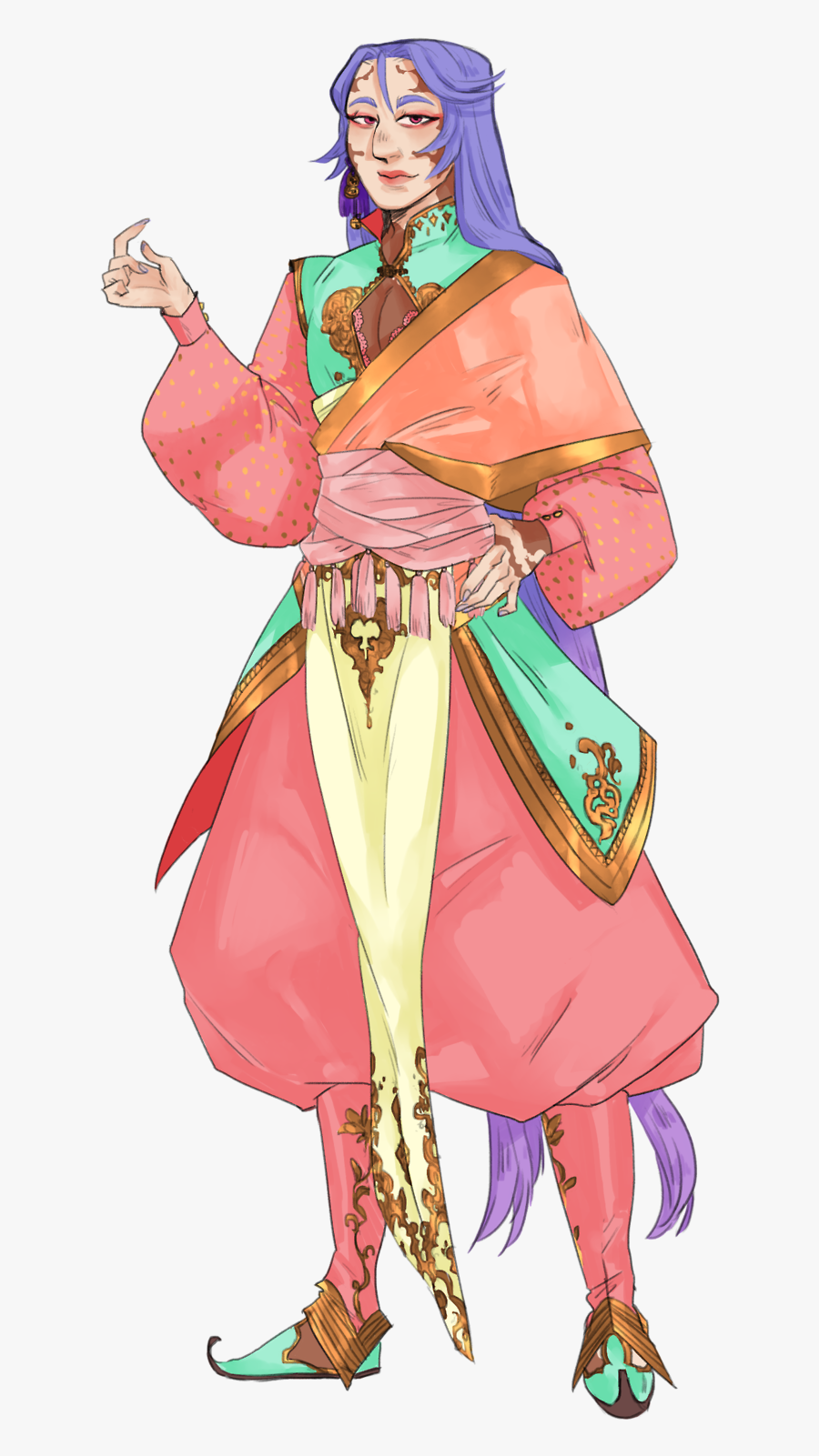 “here’s The Full Body To Viv’s Arcana Bio I Did Here - Illustration, Transparent Clipart