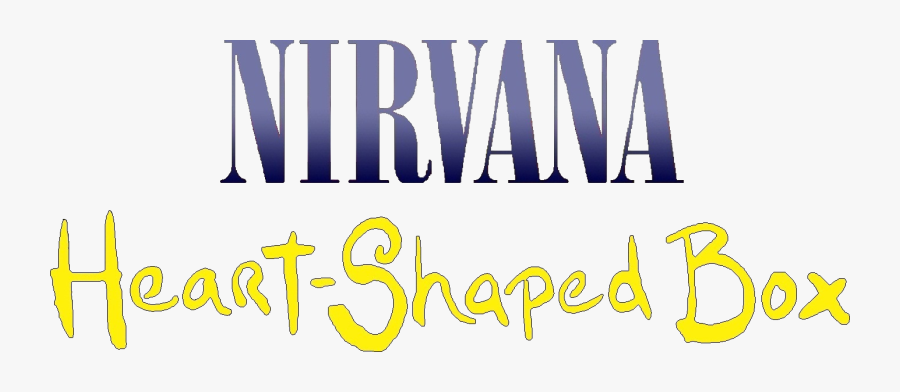 Nirvana Heart Shaped Box - Nirvana, Transparent Clipart