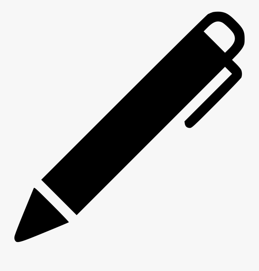 Editor Draw School Edit - Ballpoint Pen Icon Png, Transparent Clipart