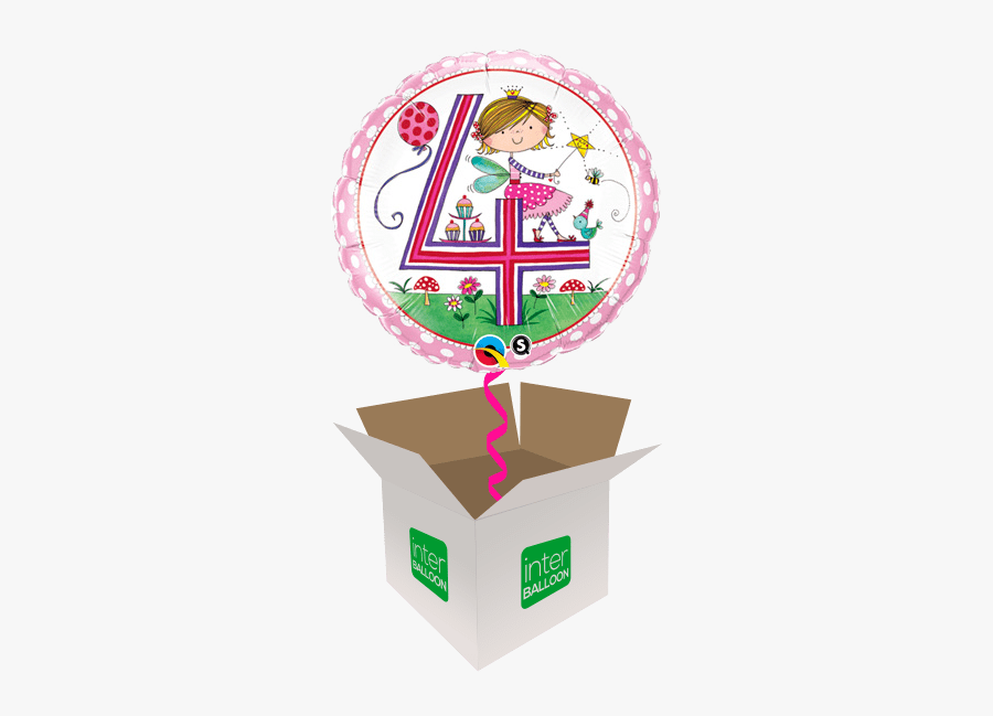 4th Birthday Pink Fairy - Pink 40th Happy Birthday, Transparent Clipart