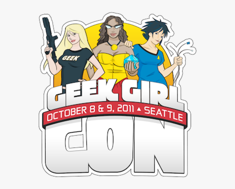 Originally Published October - Geek Girl, Transparent Clipart