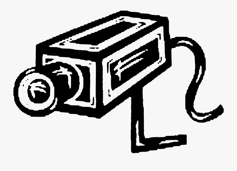 Cctv Sketch Camera - Security Camera Clip Art, Transparent Clipart