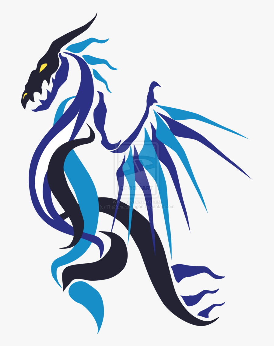 Blue - Flame - White - Background - Blue Dragon Png Logo, Transparent Clipart