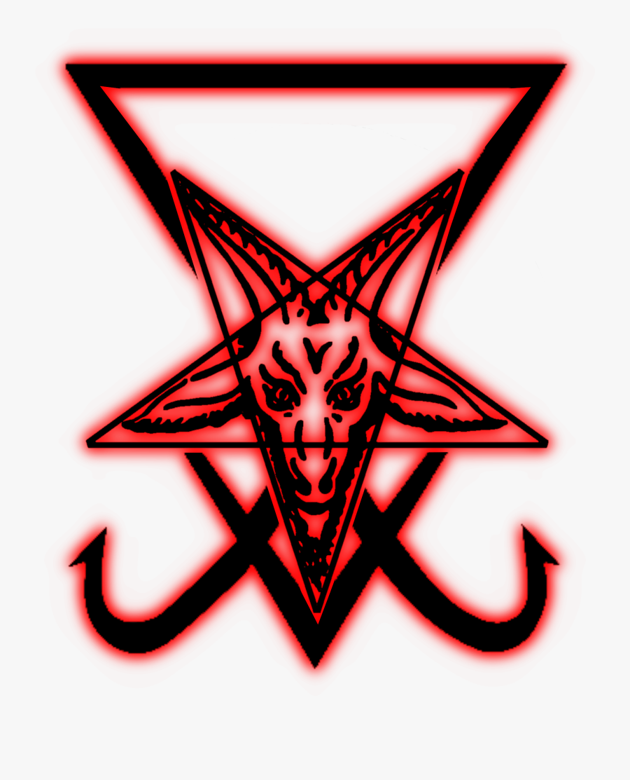 If You Are Here, Then You Are Suppose To Be Here - Red Satanic Logo Png, Transparent Clipart