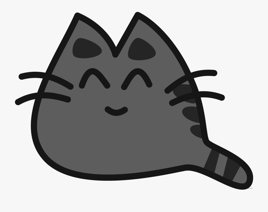 Smiling Cat Animal Free Black White Clipart Images - Рэд Кэт Пнг, Transparent Clipart