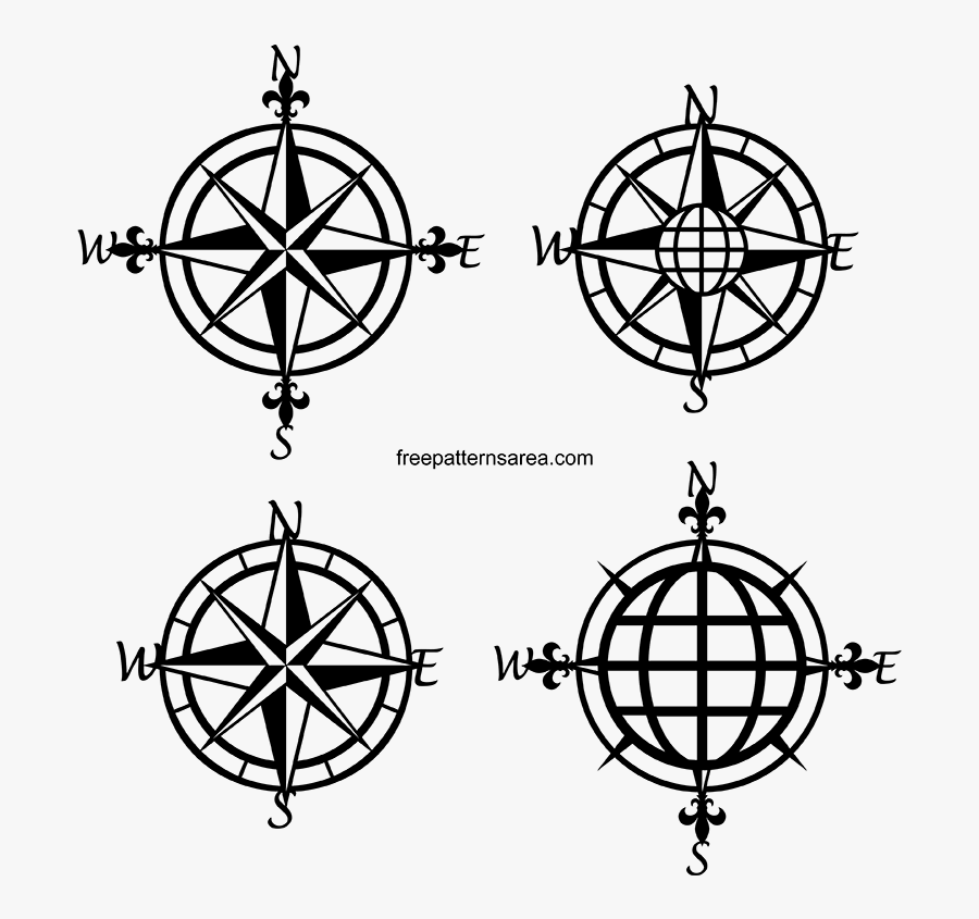 This Vintage Nautical Compass Rose Project Is Primarily - Nautical Clipart Compass, Transparent Clipart