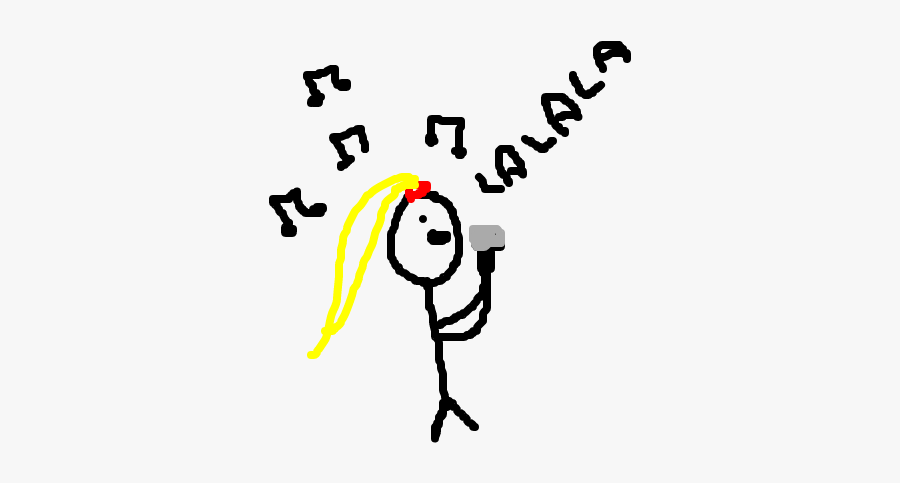 Clip Art Cantar Desenho - Cartoon, Transparent Clipart