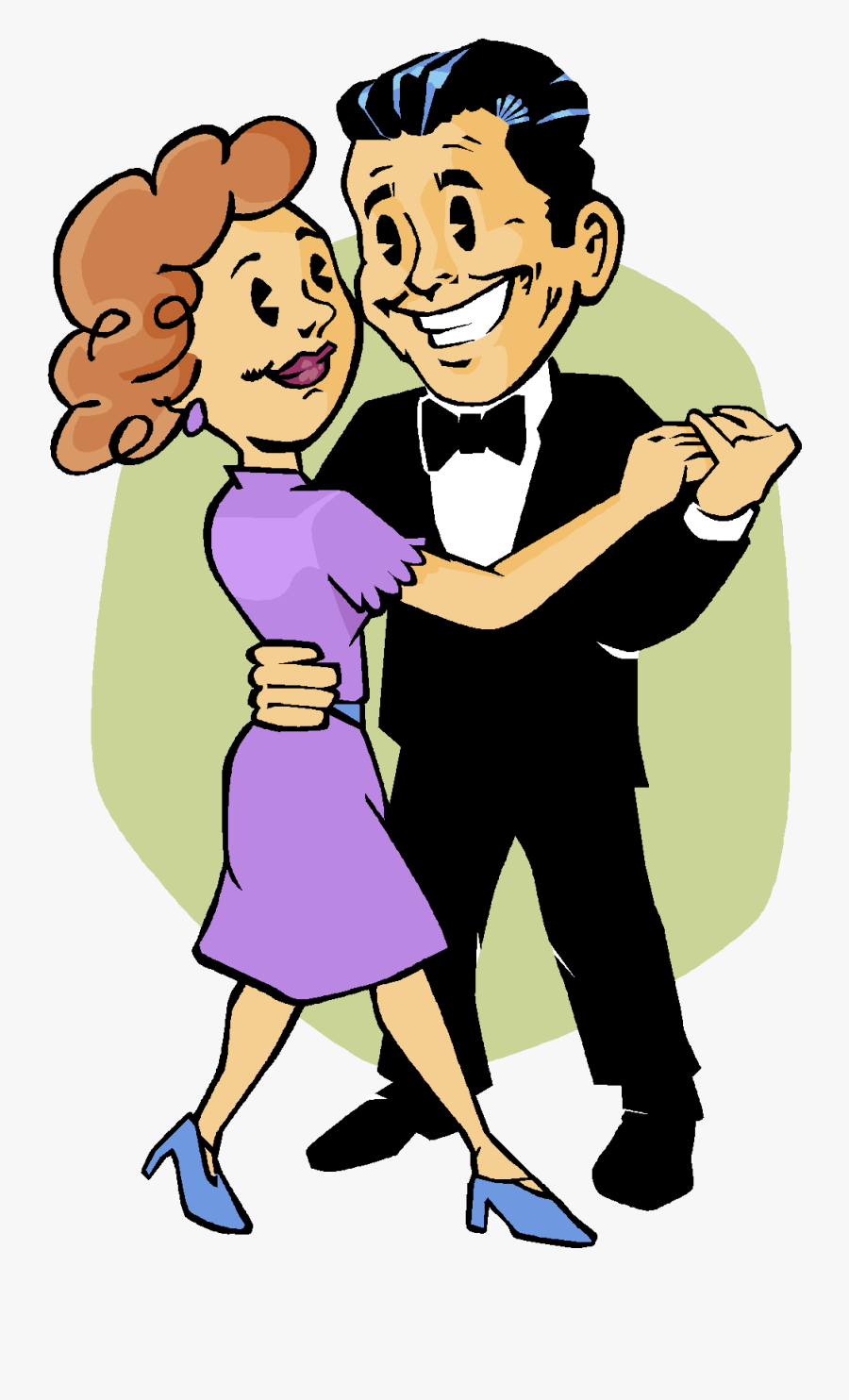 Desenho De Um Casal Dançando Clipart , Png Download - Cartoon Images Of Ballroom Dancers, Transparent Clipart