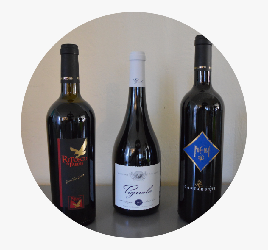 Vineyard Drawing Wine Italian - Wine Bottles Of Italy, Transparent Clipart