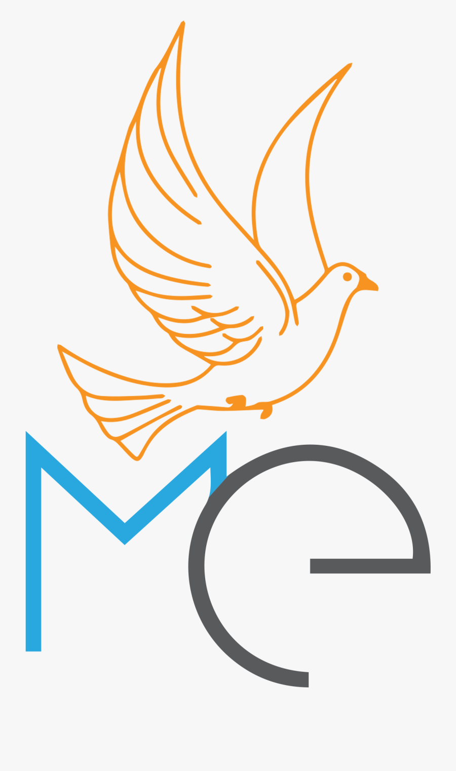 Coro Melodías De Esperanza - Black And White Flying Bird, Transparent Clipart