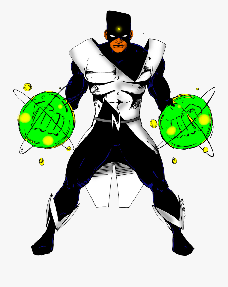 Nucleus Superhero Clipart , Png Download - Cartoon, Transparent Clipart