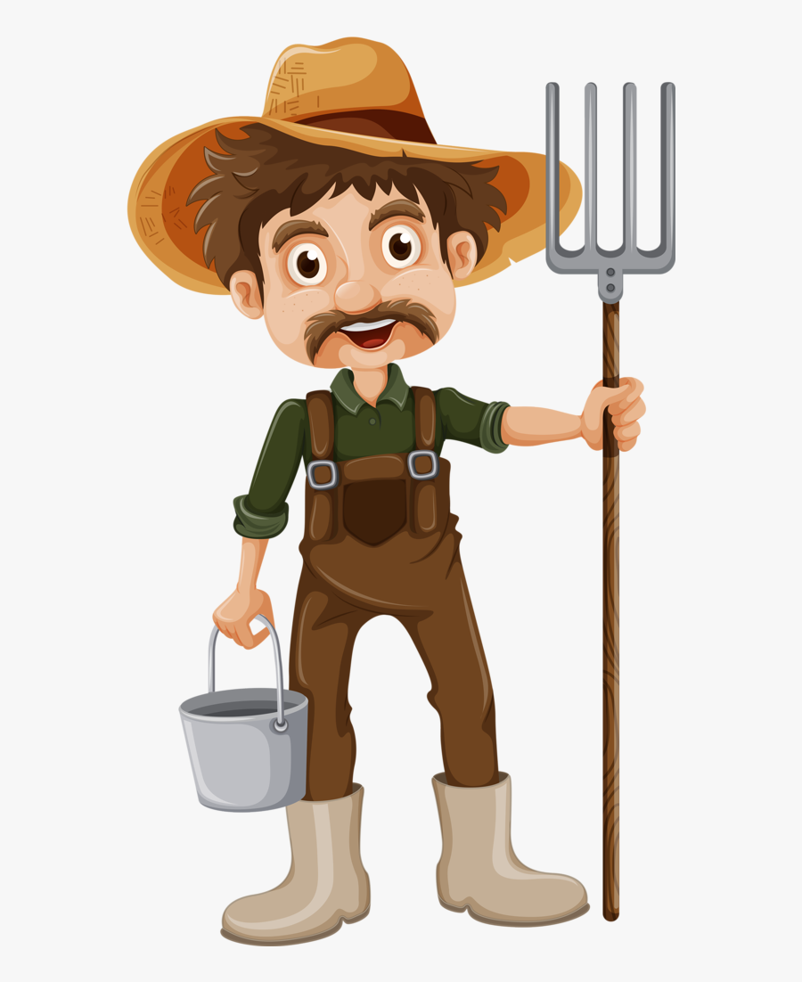 Farmer Clipart Community Helper - Farmer Png, Transparent Clipart