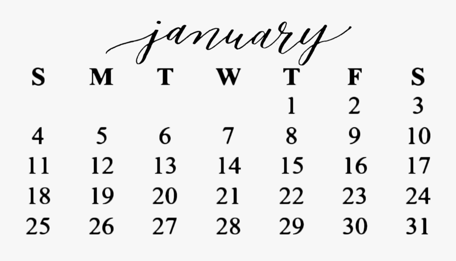 Transparent Calendar Png - Make A Calendar, Transparent Clipart