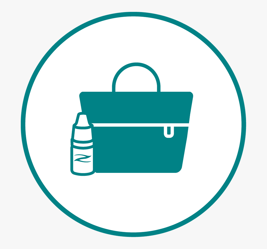 Carry Fast Acting Zaditen® Eye Drops With You For Seasonal - Handbag, Transparent Clipart