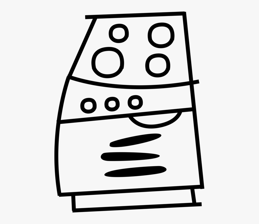 Transparent Stove Clipart Black And White, Transparent Clipart
