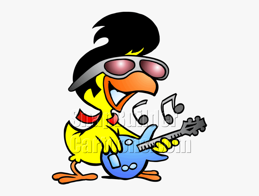 Chicken Playing Guitar Clipart , Png Download - Chicken Playing Guitar, Transparent Clipart