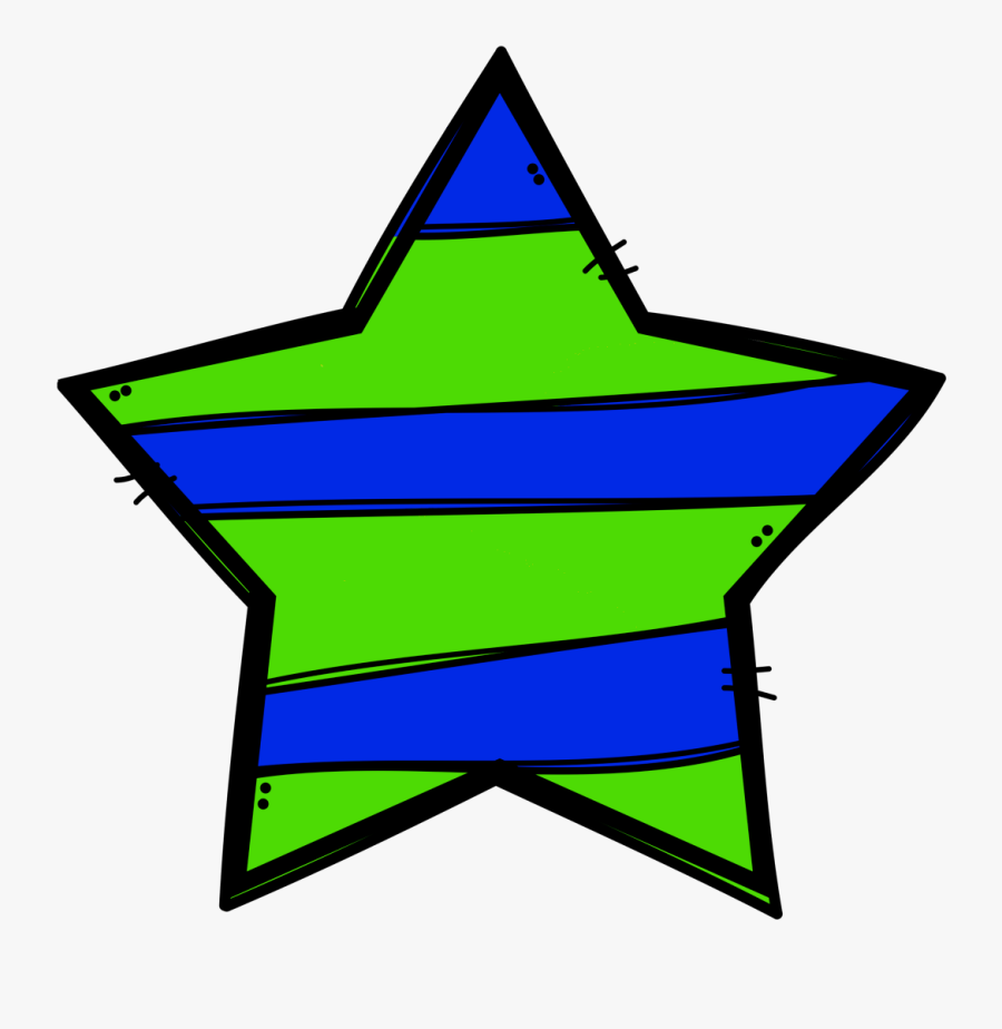 Star Colour, Transparent Clipart