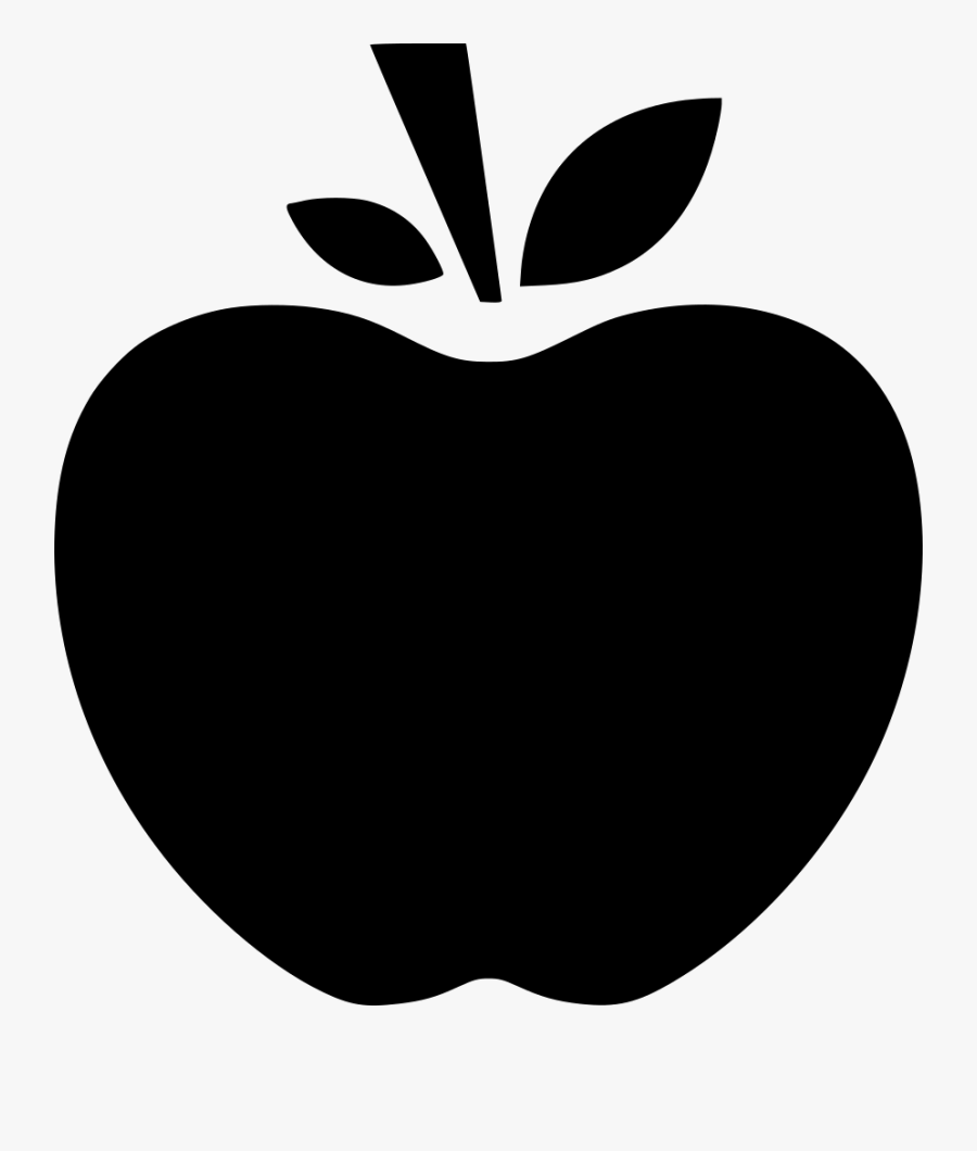 Apple Teacher Staff Substitue Fruit - Heart, Transparent Clipart