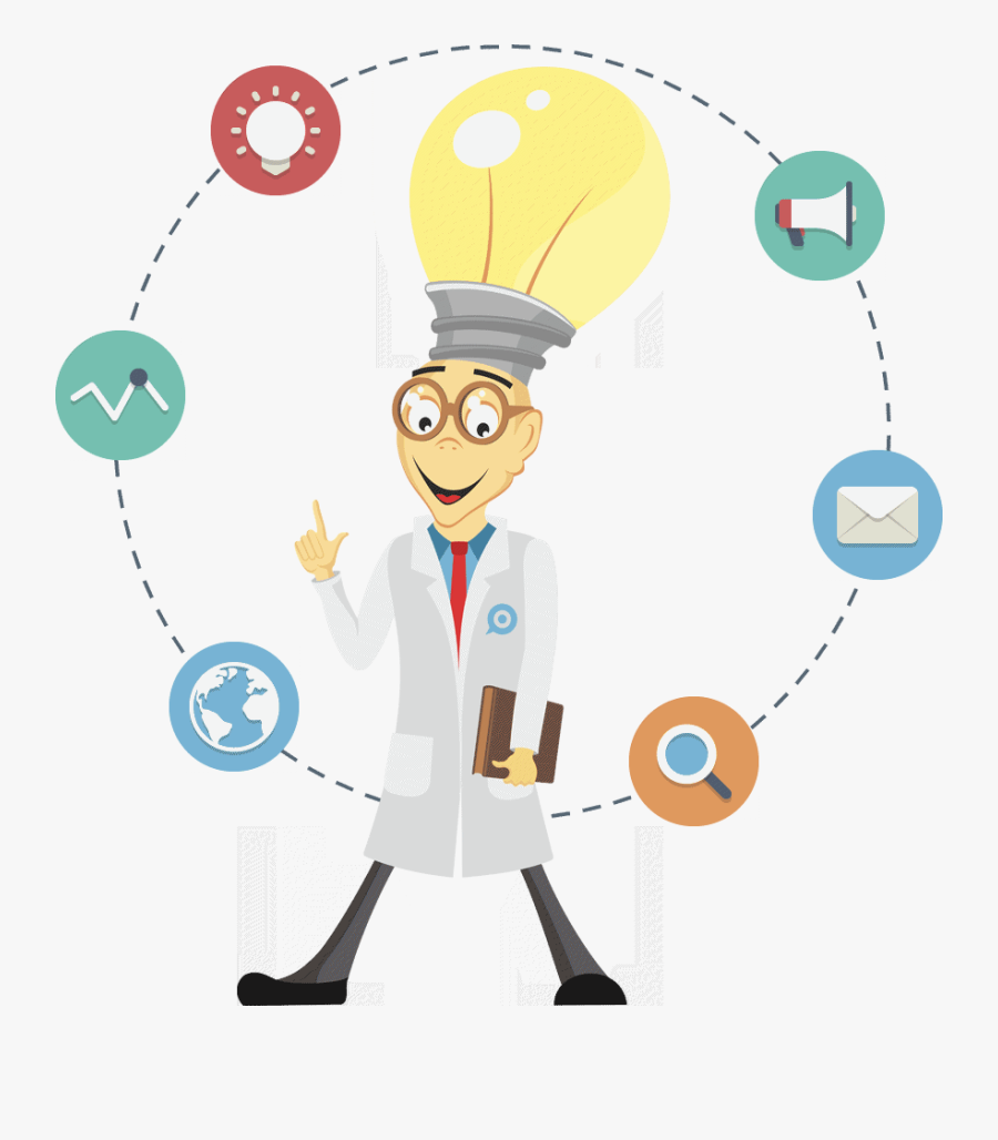 Truvisibility Professor Goes Beyond Analytics And Guides - Digital Marketing Expert Clipart, Transparent Clipart