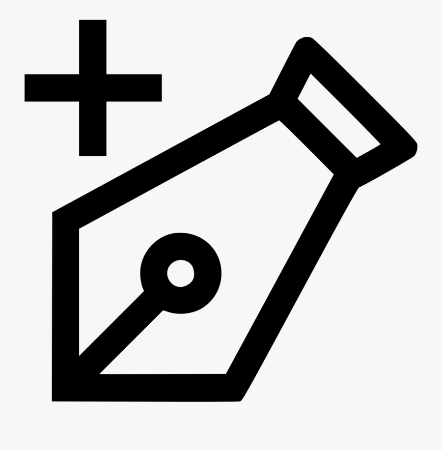 Pen Clipart Down - Add Anchor Pen Tool, Transparent Clipart