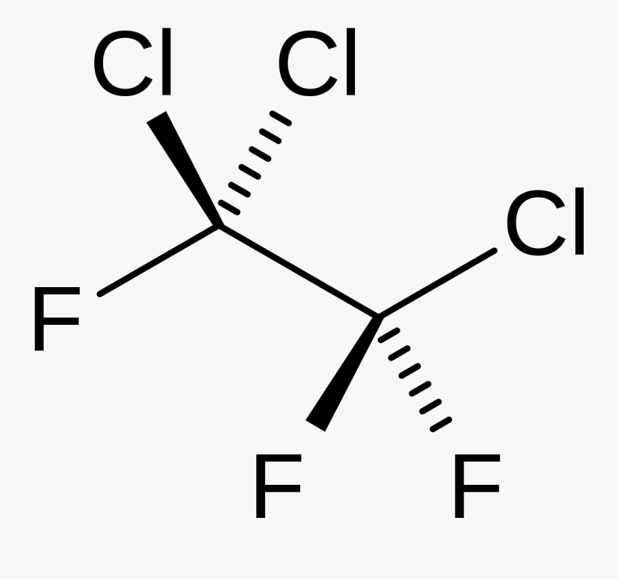 1 1 2 Trichloro 1 2 2 Trifluoroethane Clipart , Png - 1 1 2, Transparent Clipart