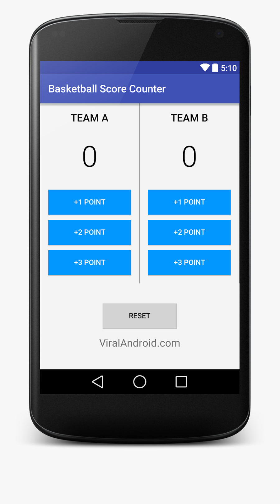 How To Make Basketball Score Counter Android Application - Android Fab, Transparent Clipart