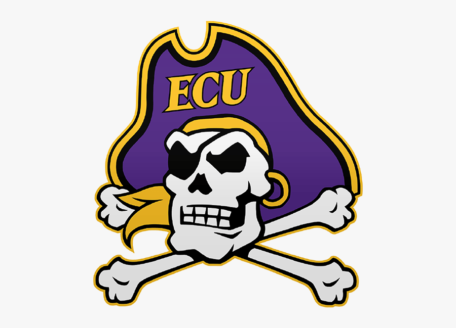 Pirates Clipart Basketball - East Carolina University Pirates Logo, Transparent Clipart